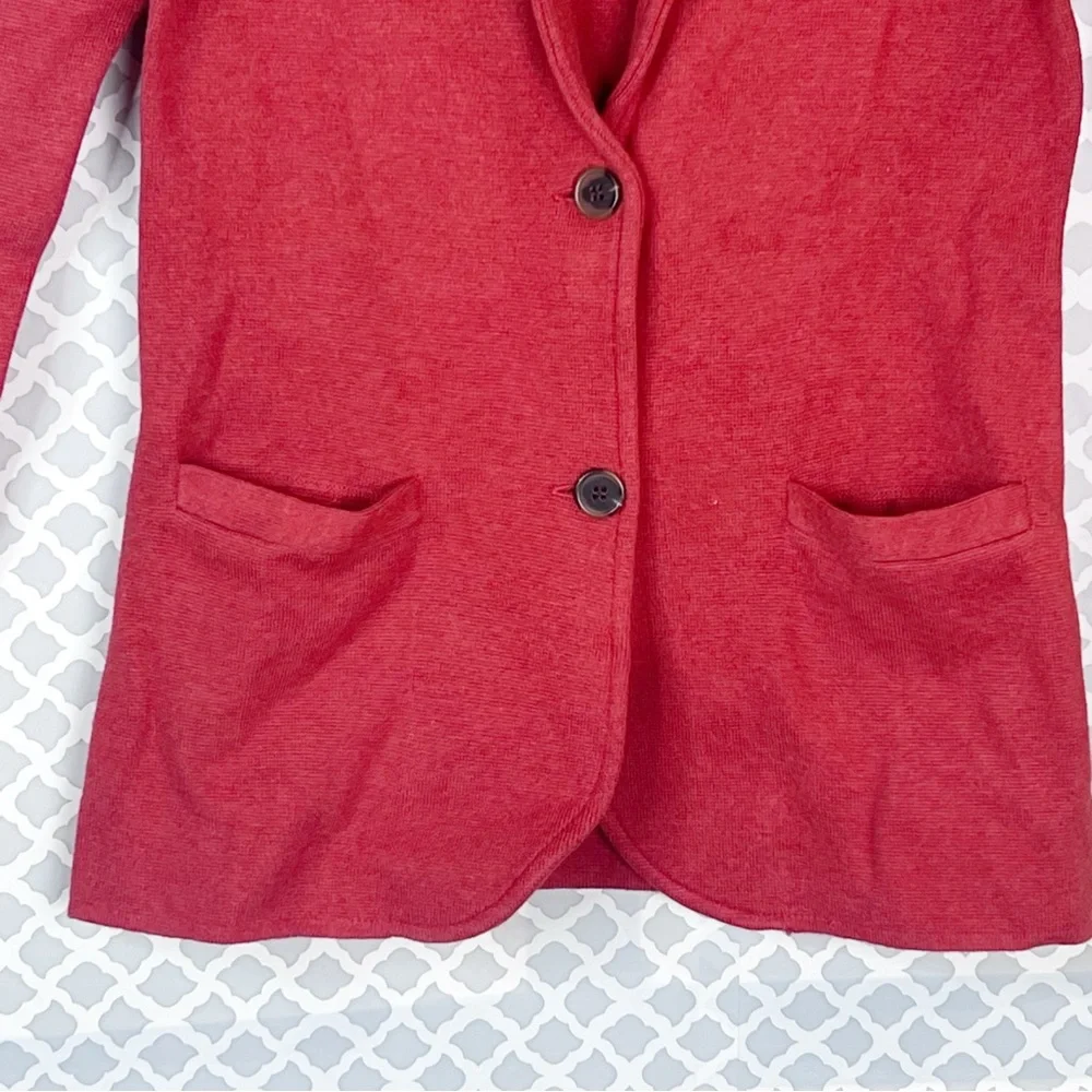 NWT J. Crew Factory Two Button Sweater Blazer in Heather Brick